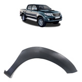 Alargador Paralama Hilux 2012 2013 2014 2015 Dianteiro Preto