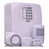 Alarme Max Kit S Fio Com Controle Sirene Discadora 3 Sensor