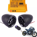 Alarme Para Moto E Caixa De Som Usb Mp3 Anti Furto Rádio Fm