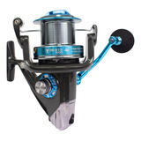Albatroz Fishing Bravus 9000 Molinete Grande Drag 15kg Pesca Pesada Cor Azul Lado Da Manivela Direito Esquerdo