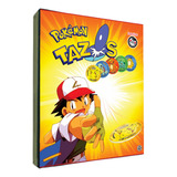 Album Completo Com Coleção 160 Tazos Pokémon Anos 2000