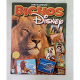 Album De Figurinhas Bichos Disney Com 34 Fig Coladas
