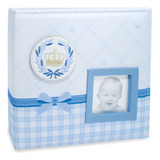Album De Foto Bebe 15x21 Meu Principe Bordado 100 Fotos Com Diario