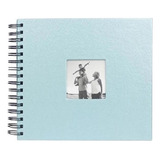 Álbum De Scrapbook Livro De Assinaturas Grande - Azul Claro