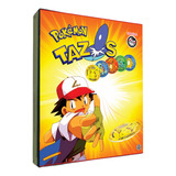 Album Para Coleção 160 Tazos Pokémon Anos 2000 Sem Tazos