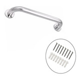 Alça Barra De Apoio Aço Inox 80cm Deficiente Idoso Corrimão