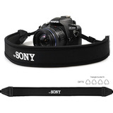 Alça De Ombro Pescoço Para Câmera Fotográfica Logotipo Sony