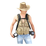 Alça Dupla De Ombro Para Cameras Double Strap