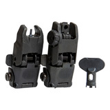 Alça E Massa De Mira Back up Mbus Gen2 Rebatível Mod Magpul