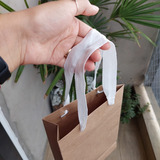 Alça Gorgurão 35 Cm Com Ponteira Branco 100 Peças