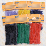 Alça Tag Bagagem Silicone 16 Cm Cordões Coloridos 300 Und