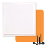 Alçapão 40x40cm Aço Com Tampa Para Forro Drywall Branco