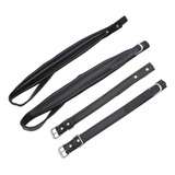 Alças Correia De Acordeon Gaita Sanfona Preta