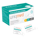 Alcool Swab 70 Saches Lenço Umedecido 100un Uniqmed