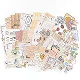 Aldieco Pacote De Adesivos Vintage Para Scrapbooking 260 Peças Kit De Adesivos De Material De Diário Retrô Acessórios De Papel Para Scrapbook Papel Washi Shumochengqi 