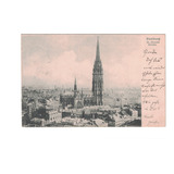 Alemanha 1905 Belíssimo Cartão Postal Catedral De Hamburgo