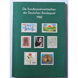 Alemanha 1980 Livro Ano Completo 56 Selos Mint Cot 55 Euros