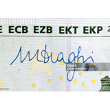 Alemanha 50 Euros Letra X Assinatura M Draghi Fe