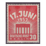 Alemanha Berlim Portão De Brandemburgo 1953 Mi 111