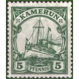 Alemanha Camarões Kaisers Yacht 1905 Mi 21