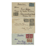 Alemanha Reich 1922 Lote 3 Envelopes