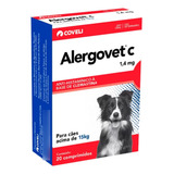Alergovet C 1 4mg 20 Comp Coveli Para Cachorro Acima De 15kg