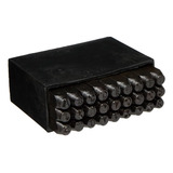 Alfabeto De Bater 6mm Marcador 27 Letra Pino Punção Marcação
