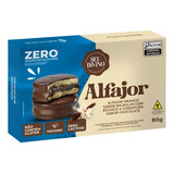 Alfajor Baunilha E Chocolate Zero Lactose açucar Seu Divino