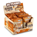 Alfajor Com Whey Protein Bolacha 12un De 55g Cada Dr Peanut Sabor Doce De Leite Com Chocolate Ao Leite