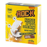 Alfajor Fit C Whey Protein Rock Monster 12 Un Leite Em Pó