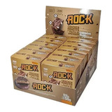 Alfajor Fit C whey Protein Rockmonster 12 Un Chocolate Belga