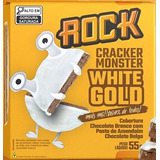 Alfajor Fit C whey Rock Monster 12un White Gold lançamento 
