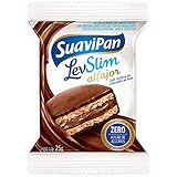 ALFAJOR LEVSLIM SABOR CHOCOLATE AO LEITE 25g DISPLAY C 12 UNID 