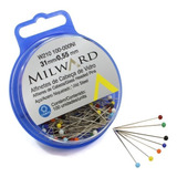 Alfinete Cabeca De Vidro Milward Cx Com 100 Unidades