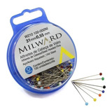 Alfinete De Cabeça De Vidro Corrente cx Com 100 Alfinetes