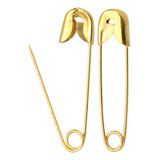 Alfinete De Seguranca Luli N2 3 6cm Pacote Com 1000un Niquel Cor Ouro
