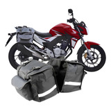 Alforge Custom Traseiro 40 Litros Bolsa Para Moto Envio 24hr