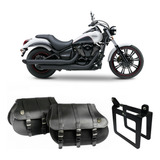 Alforge Lateral Moto 80 Litros Afastador Vulcan 900 Par