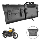 Alforge Lateral Par Sintético Pasta Baú Royal Enfield Meteor