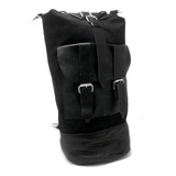 Alforge Traseiro Sissybag Mala Bolsa Couro E Lona 30 Litros