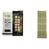 Alga Marinha Nori Osara 10 Folhas Esteira Bambu Sudare