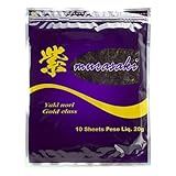 Alga Marinha Nori Para Sushi Crocante Yakinori Gold Premium Murasaki 10 Folhas 20g
