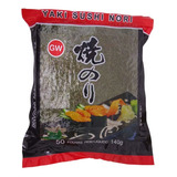 Alga Nori Para Sushi E Temaki Crocante Com 50 Folhas 140g