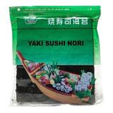 Alga Yaki Sushi Nori Pacote Globo 50 Folhas 140g