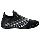 Algarte Shoes Sapatilha Aquática Hibrido Flexível Versátil Top AS313 Cor-Preto Branco-Tamanho-36