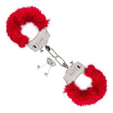 Algema De Metal Com Pelúcia Vermelha Hot Flowers