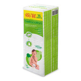 Algodão Bellacotton Quadrado Bebê Sem Perfume 100 Unidades
