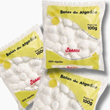Algodão Bolinha Branca Sussex 100g 3 Pacotes