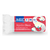 Algodão Disco Dupla Face Absorvente Select 50un Limpeza