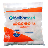 Algodão Em Bolas Hidrófilo Pacote 100g